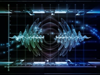 Salınım grafik arka planı