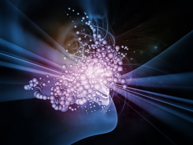 Sanal parçacıklar arka plan