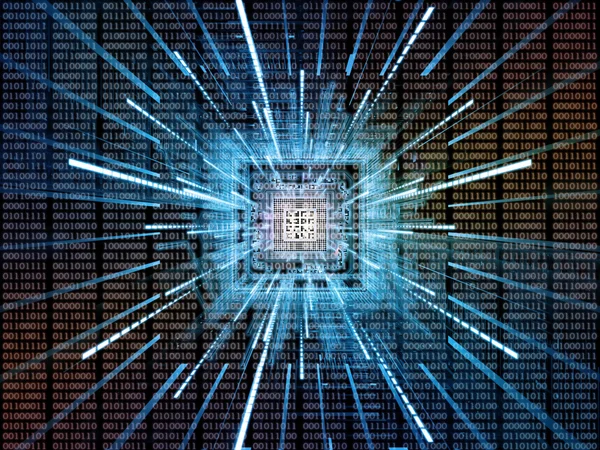 Propagation of CPU background — Stock Fotó