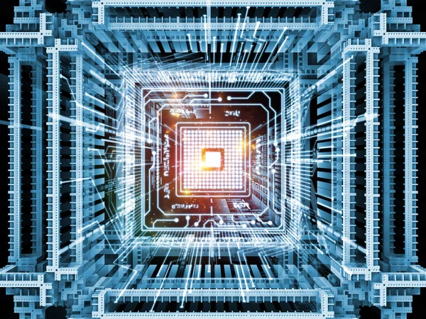 Virtualizzazione della CPU — Foto Stock