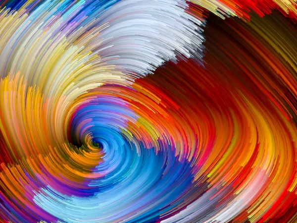 Vortice di colore vibrante — Foto Stock