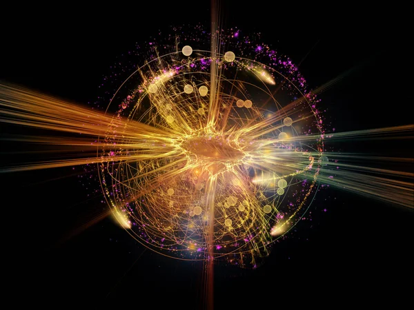 Paradigma da onda quântica — Fotografia de Stock