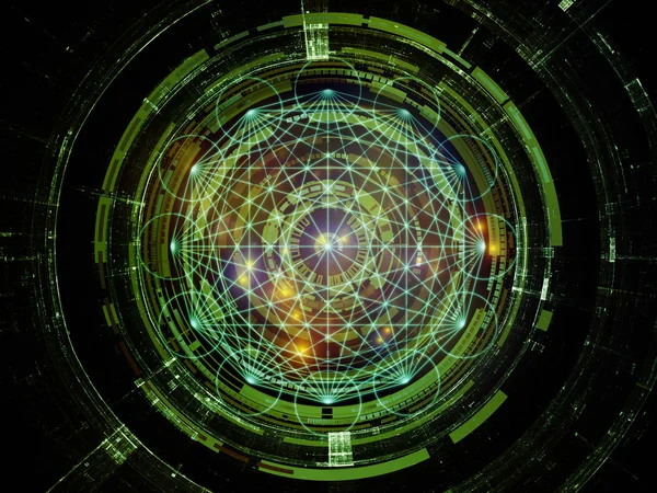 Visualization of Sacred Geometry — Stock Photo, Image