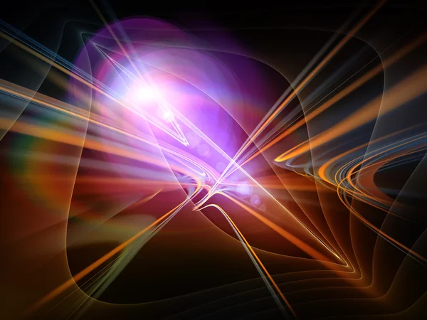 Virtual Light Waves — Stock Photo, Image