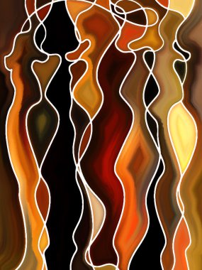 Kadın eğrileri arka plan