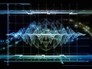 Salınım grafik arka planı