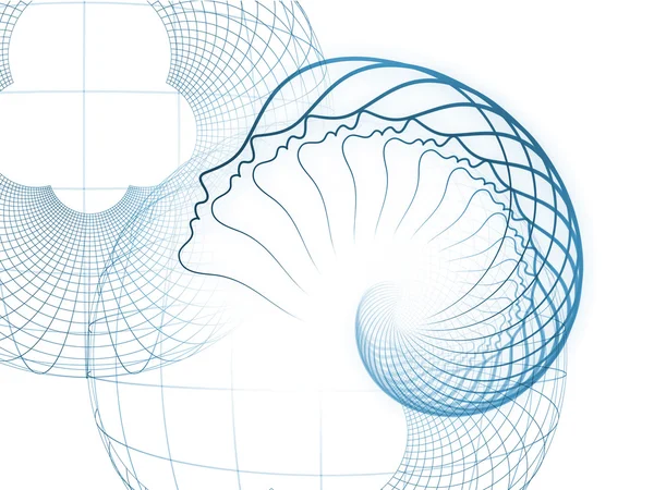 Paradygmat duszy geometrii — Zdjęcie stockowe