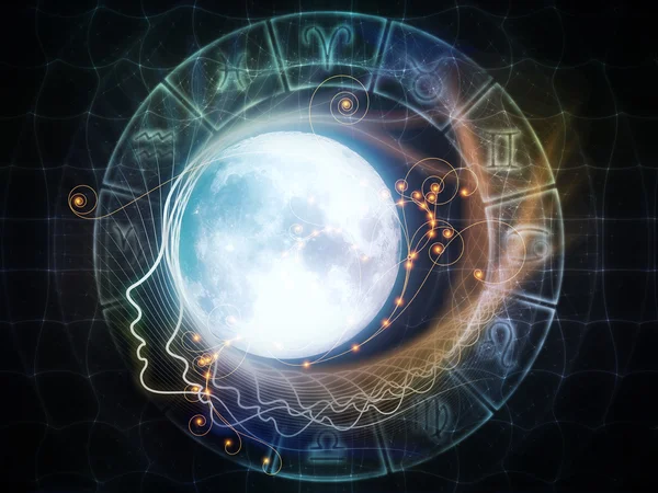 Zodiac of the Moon — Stock Photo, Image