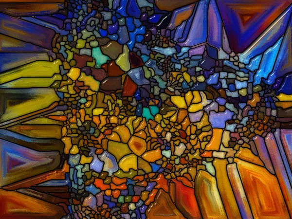 Synergies of Stained Glass — Stock Photo, Image