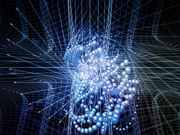 Visualization of Particles — Stock Photo, Image