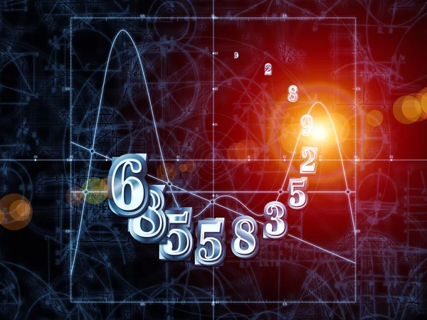 Numbers of Geometry — Stock Photo, Image