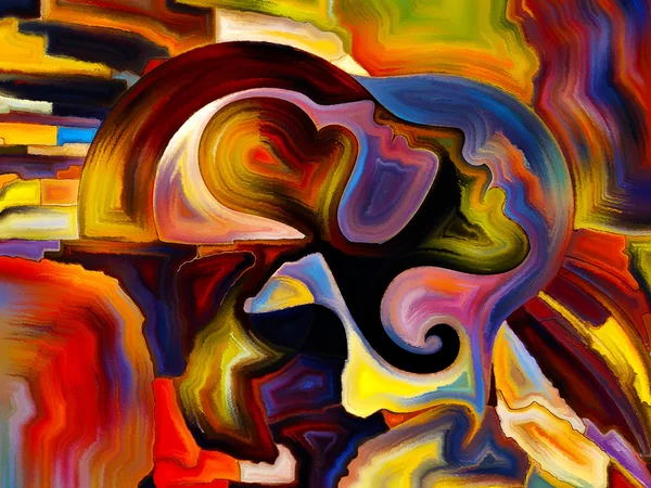 Visualization of Inner Paint — Stock Photo, Image