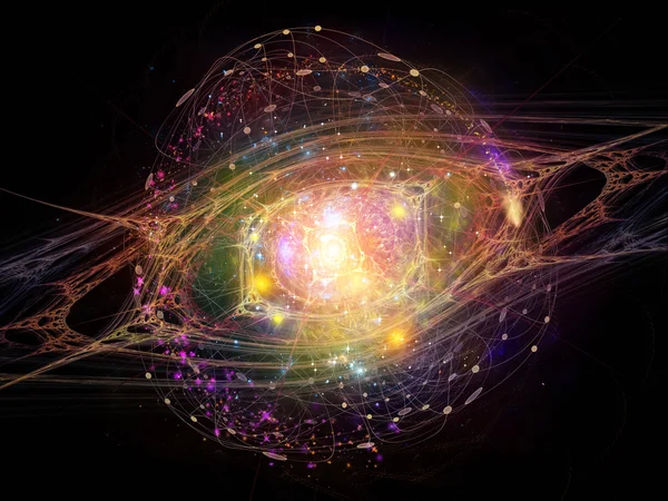 Sinergias da onda quântica — Fotografia de Stock