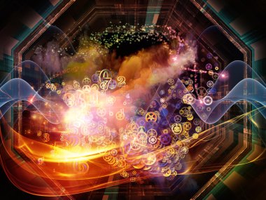 soyut görselleştirme arka plan