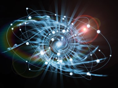 Atom aranjman arka plan