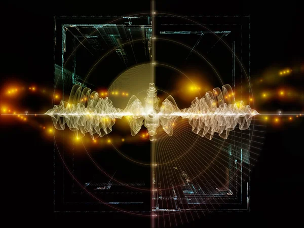 Oscillation Signal background — Stock Photo, Image