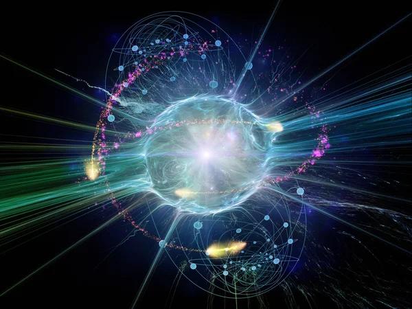 Парадигма квантовой волны — стоковое фото