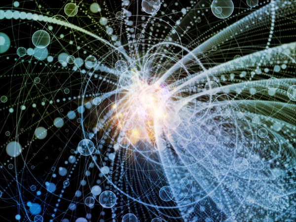 파도 입자의 빛 — 스톡 사진
