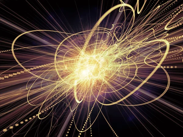 Επεξεργασία κύματος σωματιδίων — Φωτογραφία Αρχείου