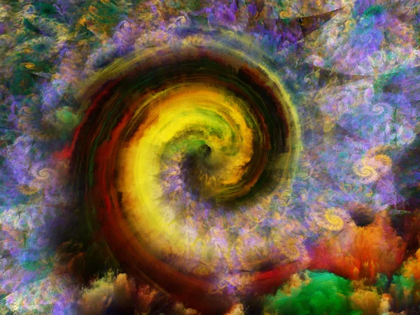 Rozwija się po spirali — Zdjęcie stockowe