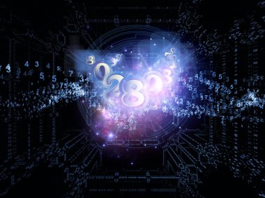 Sayısal soyutlama arka plan