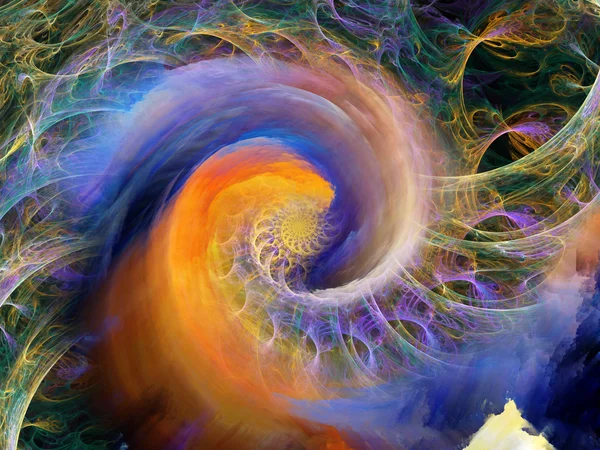 Sfondo astrazione a spirale — Foto Stock