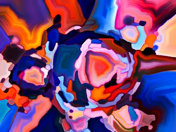 Formes de couleur abstraites — Photo