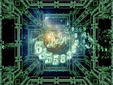 Sayısal soyutlama arka plan