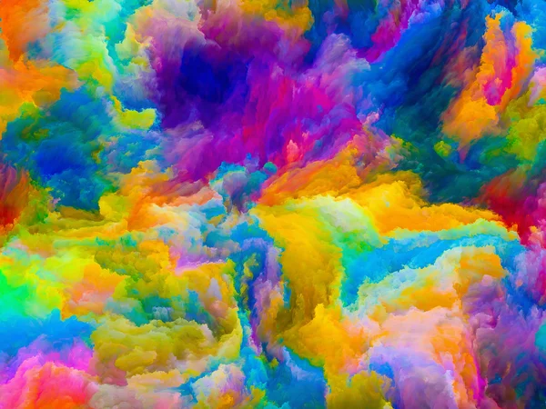 Wirtualne życie kolorów — Zdjęcie stockowe