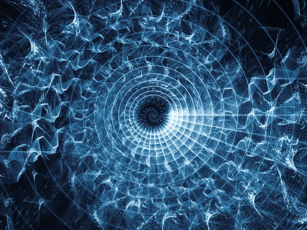 Virtual Spiral Pattern — Stock Photo, Image