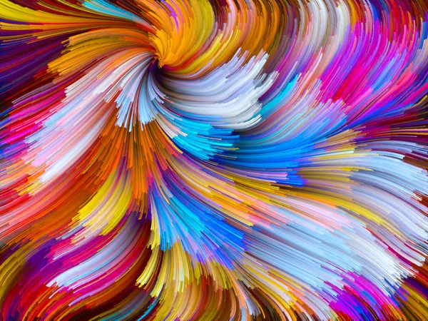 Unfolding of Color Vortex — Stock Photo, Image