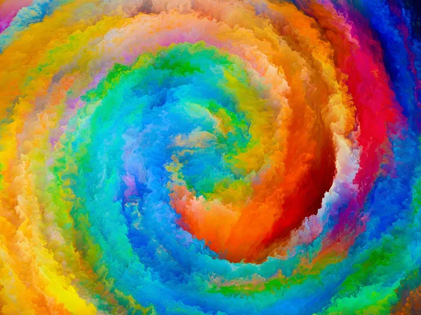 Цветовая спираль — стоковое фото