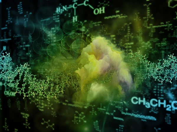 유기 화학 배경 — 스톡 사진