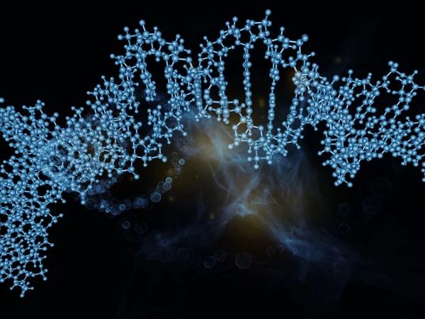 有机分子组成 — 图库照片