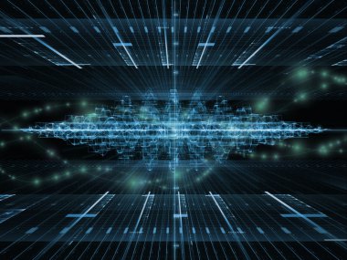 Salınım grafik arka planı