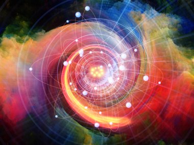 Atom kompozisyon arka plan