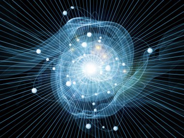 Atom kompozisyon arka plan