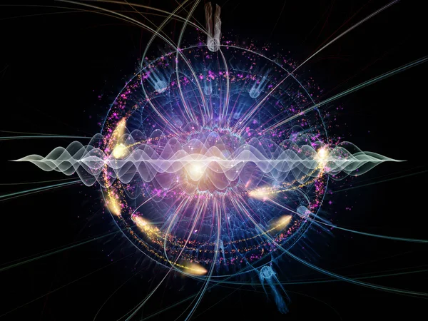 量子波の胎動 — ストック写真