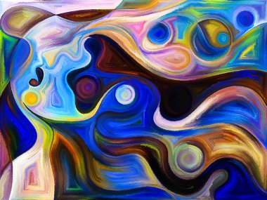 Boyalı rüya çiçek