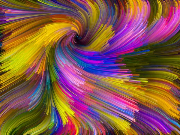 Unfolding of Color Vortex — Stock Photo, Image