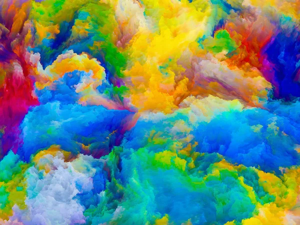 Ontplooiing van kleuren — Stockfoto