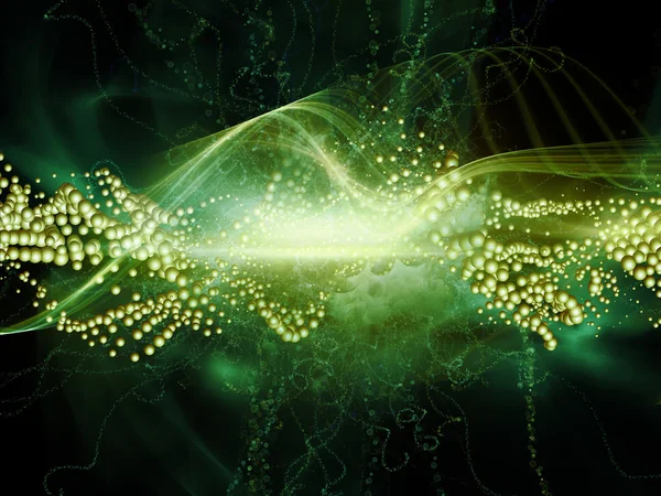 Antecedentes de ADN artificial — Fotografia de Stock