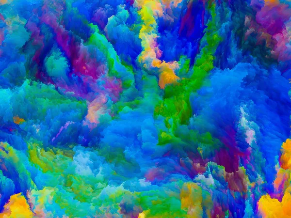 Digital liv av färger — Stockfoto
