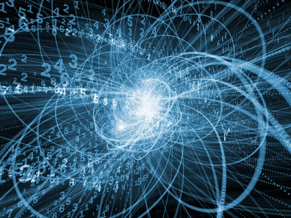 파도 입자의 전파 — 스톡 사진