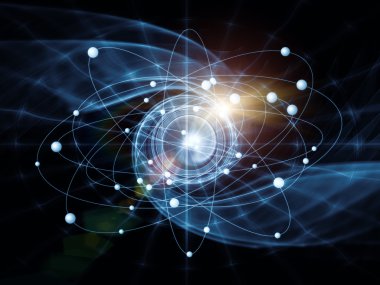 Atom aranjman arka plan