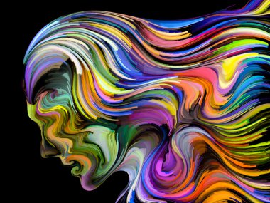 Boyalı rüya çiçek