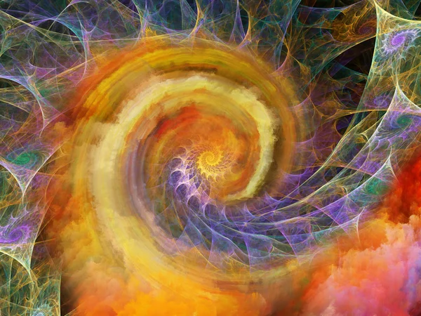 Elementos del patrón espiral — Foto de Stock