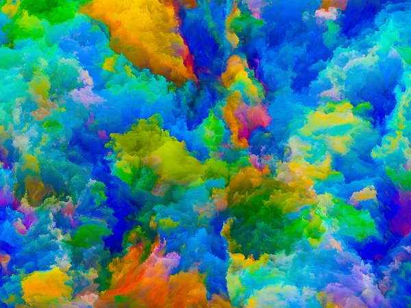 Ontplooiing van kleuren — Stockfoto