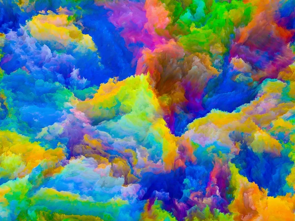 Virtuellt liv av färger — Stockfoto