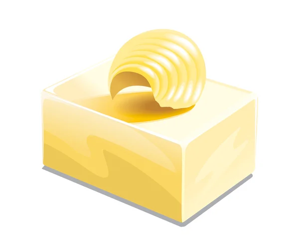 Ilustração detalhada da manteiga — Fotografia de Stock